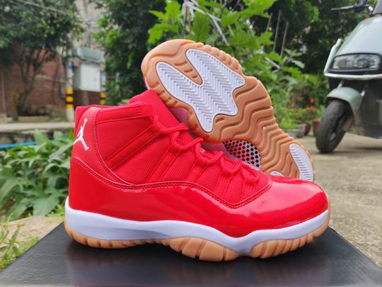 Air Jordan 11 Red Gum Men's Basketball Shoes-75